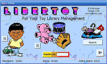 Toy Lending Library Management Software